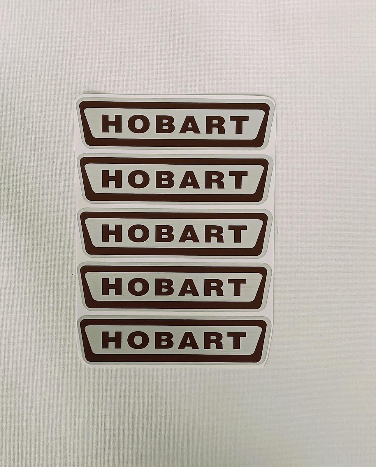 HOBART 00-118366 REPLACEMENT PART 3.5"x 7/8" (x-smal) Label sticker decal 5 pack