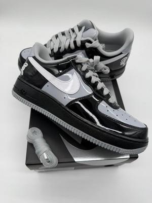 Central Cee x Nike Air Force 1 Low 'Black White Smoke Grey' IO9974 010 Neu OVP