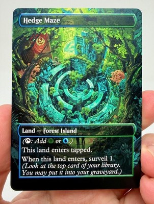 Hedge Maze Proxy Card with Custom designed art