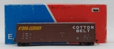 E&C Shops 1009-3 HO Cotton Belt 52' ACF Double Door Boxcar w/ETD #67395 EX/Box