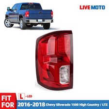 For 2016-2018 Chevy Silverado 1500 High Country Ltz Led Tail Light Left Driver