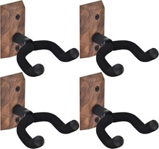 Gitarrenhalterung Wand im 4er-Pack, Gitarrenhalter f&uuml;r die Wand mit