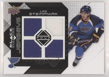 2008-09 Upper Deck Black Diamond Quad Jerseys Lee Stempniak #BDJ-LS 2h4