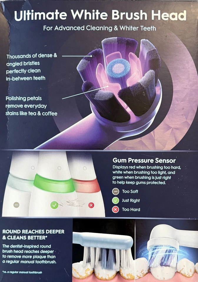 Oral-B iO Perfect Clean & Whiten Rechargeable Electric Toothbrush - Image 2 of 3