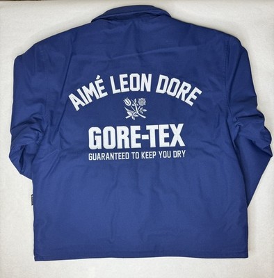 服/ファッション Aime Leon Dore Men's Navy and BlueJacket Aime Leon Dore x GORE-TEX Coast Guard Jacket Size Large Navy Blue
