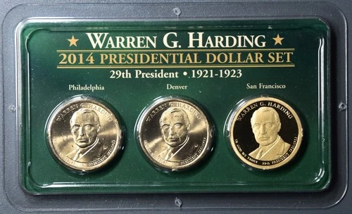 2014-P Presidential Dollar Warren G Harding — photo from the most recent tracked eBay sale