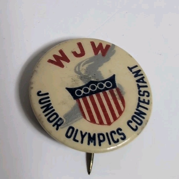 WJW Junior Olympic Contestant Pin Button