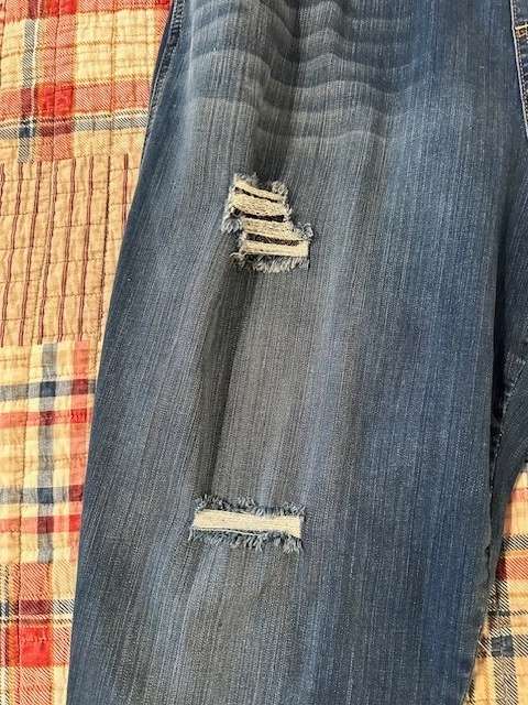Mono vaquero harapiento Lane Bryant talla 18 (XL-2XL) usado Foto 3 de 4