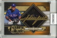 2022 Topps Five Star Adrian Beltre Gold Graphs Orange 3/5 Texas Rangers