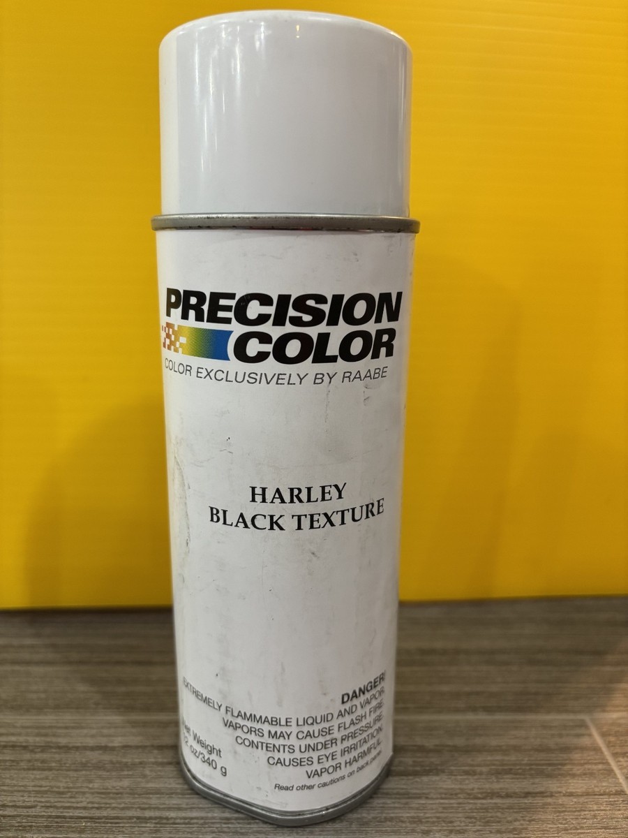 Precision Color HARLEY BLACK TEXTURE Paint Aerosol 12 oz Raabe