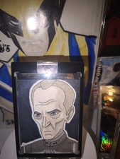 Star Wars Moff Tarkin/1 Foil Sketch Card – Signed Artist Edward Dule AUT