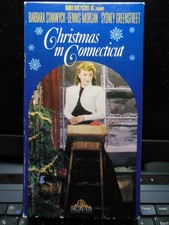 CHRISTMAS IN CONNECTICUT - VHS - BLACK & WHIT...