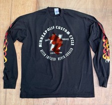 90 s Era Mens Long Sleeve T-shirt Black Size ...