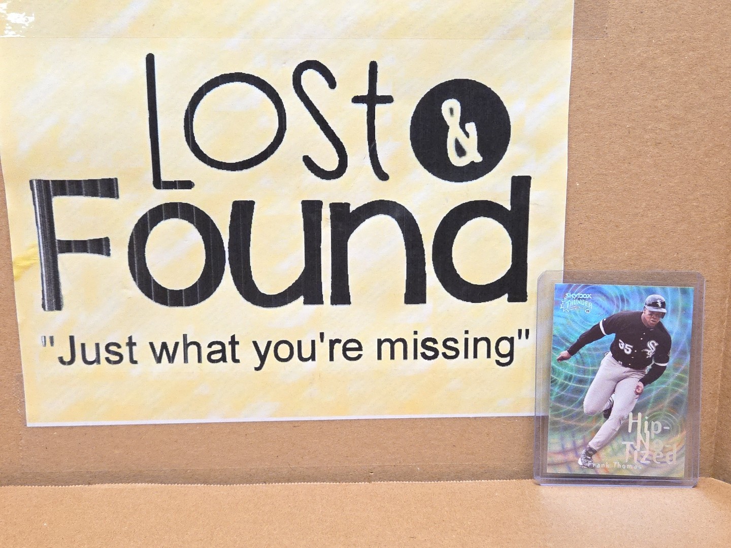 1999 Skybox Thunder FRANK THOMAS “HIP-NO-TIZED” HOLO SSP INSERT 13 OF 15