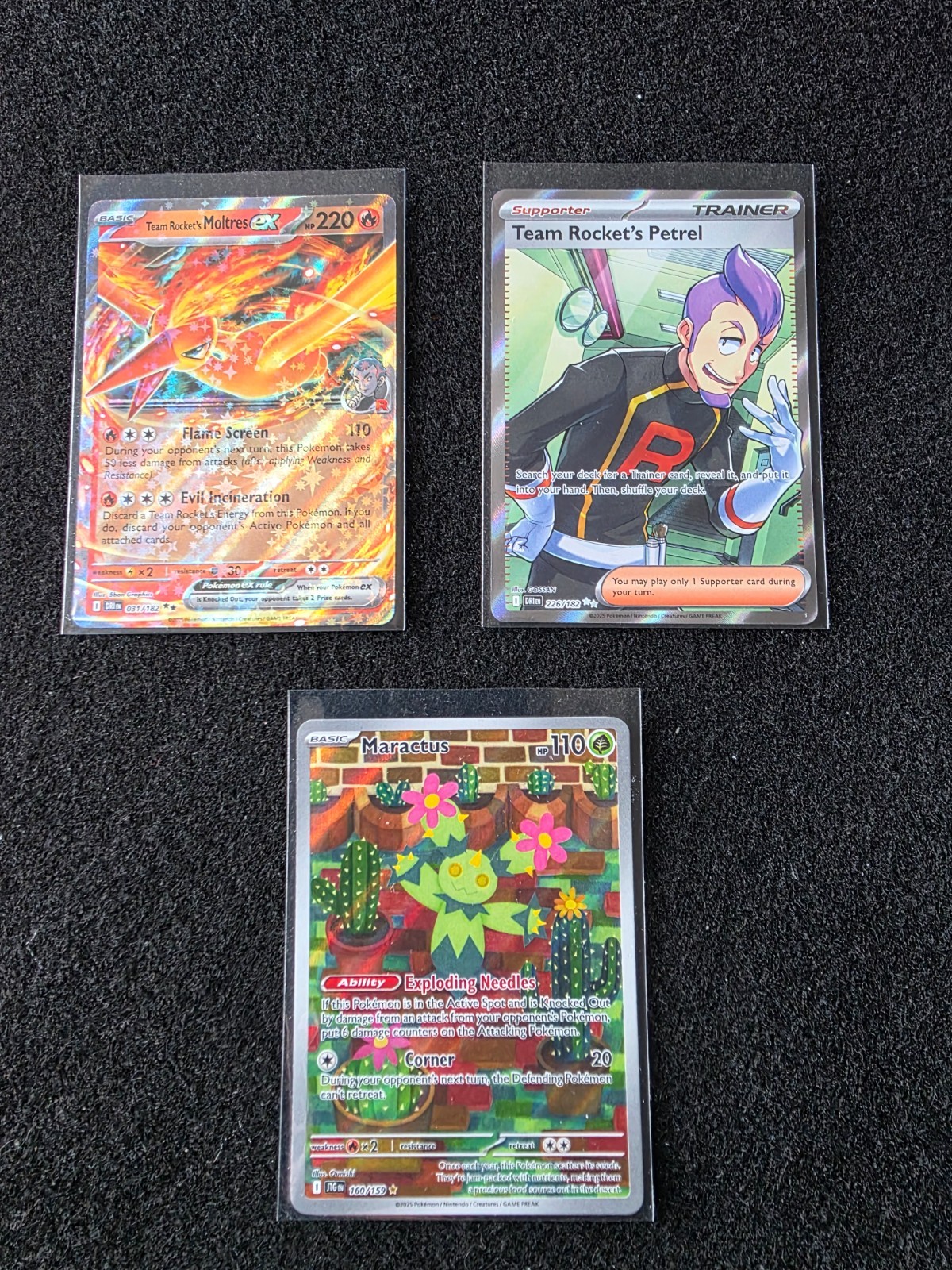 2025 POKEMON DRI EN-DESTINED RIVALS ULTRA RARE #226 TEAM ROCKET'S PETREL PLUS Bo