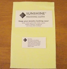 Sunshine Polishing Cloths Tarnish Remover Clean Silver Gold Copper Brass Jewelry