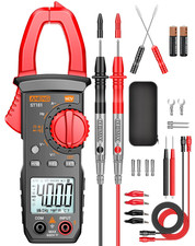 Digital Clamp Meter Multimeter Tester 4000 Counts with NCV Amp Ohm Volt Measures