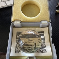 Aus Jena Carl Zeiss Dome Magnifier, Box And Original City Map