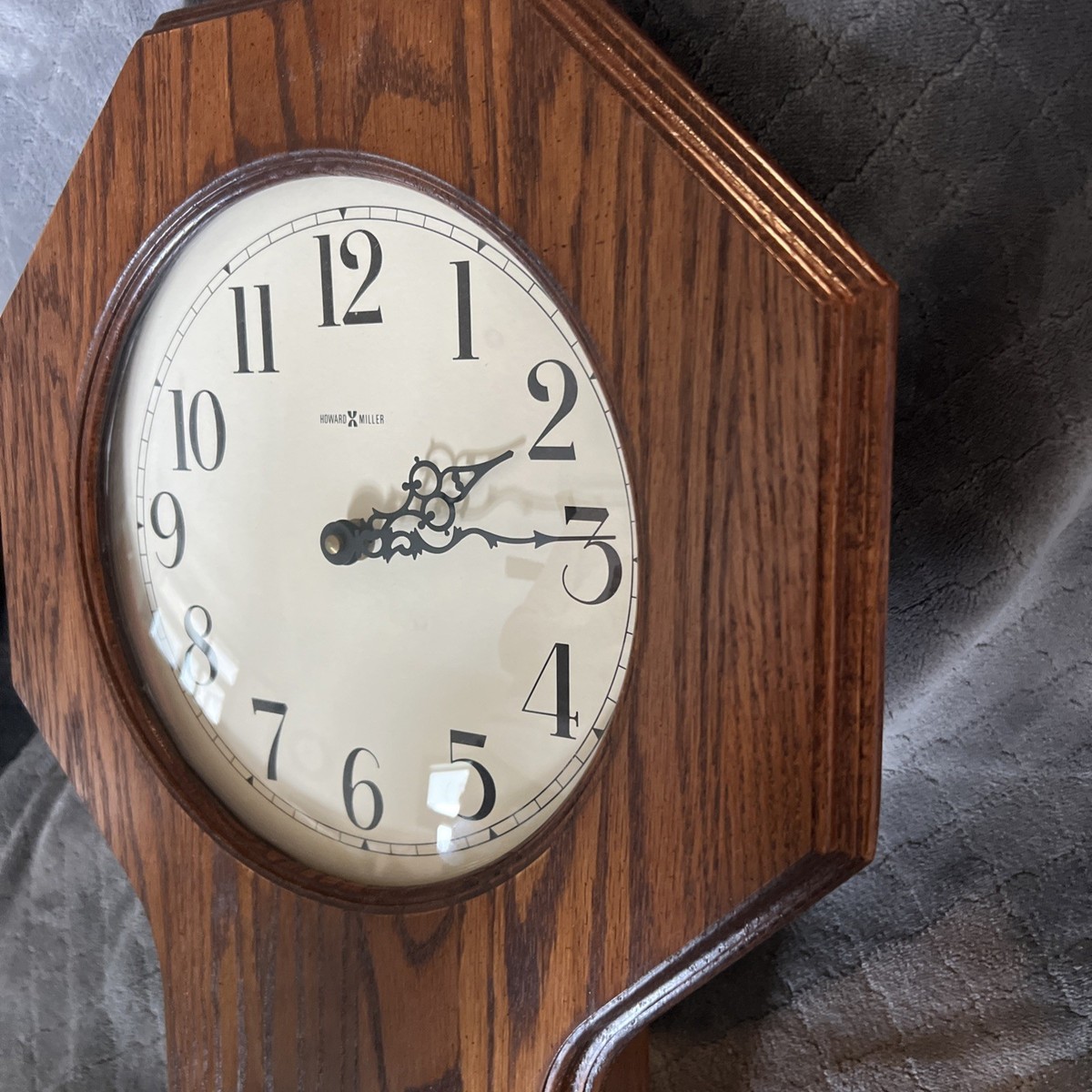 Howard Miller Wall Clock Octagon Wood 612-709 Westminster Chime