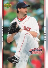 2007 Upper Deck World Series Champions Boston Red Sox #1 Josh Beckett