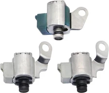 AW4 A340 Transmission TCC Lock Up Solenoid + Shift Solenoids Kit fit for Previ
