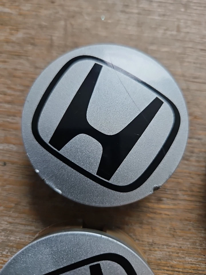 2010-2014 Honda Civic Fit Insight center cap set of 4 part 44732 S5A A000 SILVER - Image 2 of 4