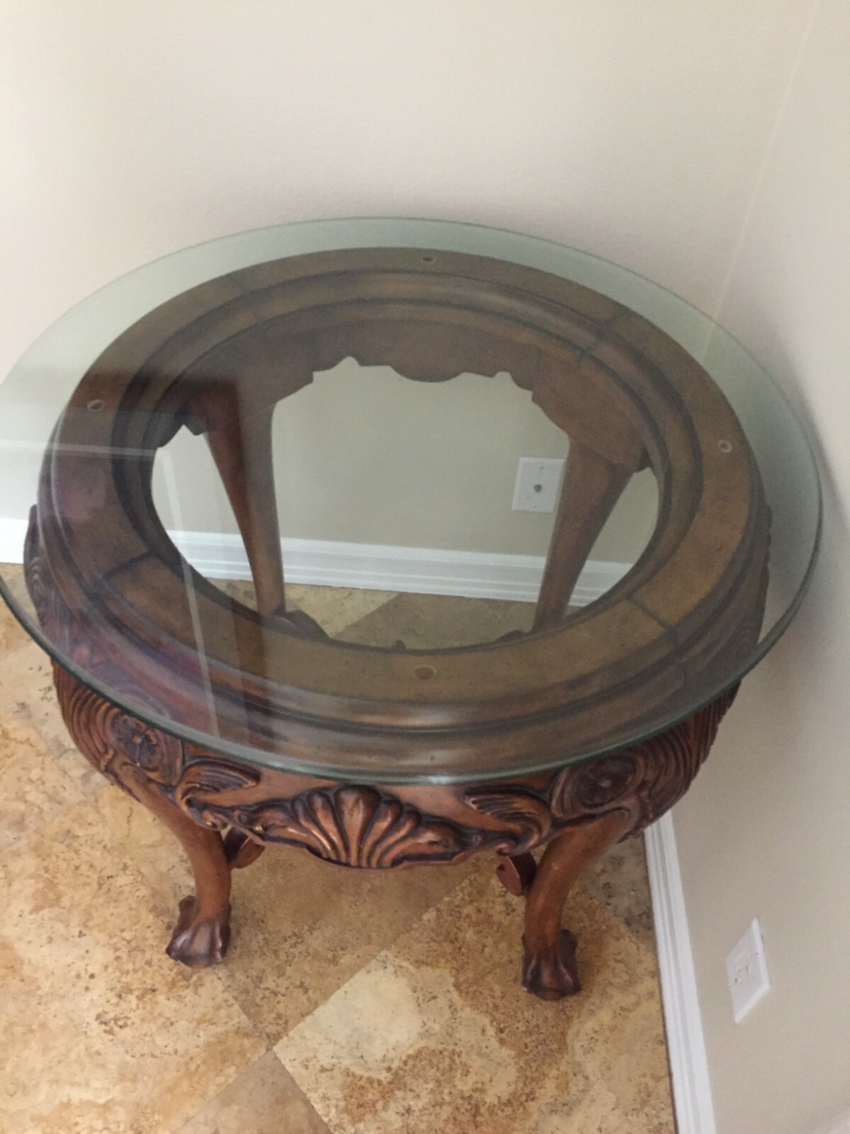 Mahogany wood carved table base eBay