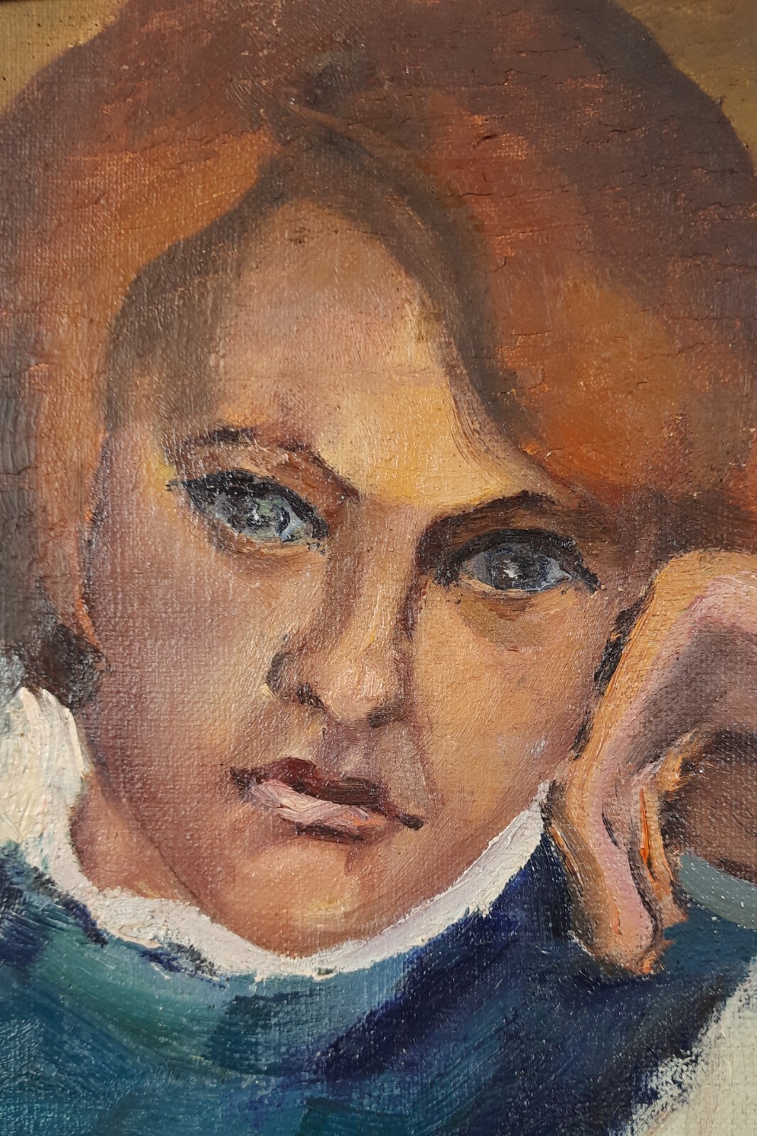 Large Original oil painting, Female Portrait, Ukrainian artist eBay