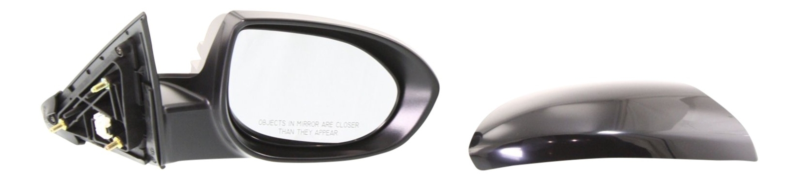 2009-2013 Mazda 6 Passenger Side Power Glass Mirror Non-Heated Replacement