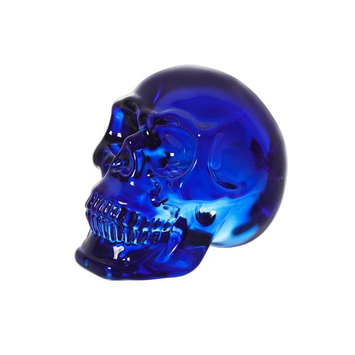 2 Zoll Kristall Schädel Kopf Figuren Sammlerstück Heilglas Totenkopf Ornament Geschenk - Bild 8 von 10