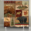thumbnail 15  - Lodge Collage Personalized Cabin Fabric Shower Curtain - 71x74in - Customizable
