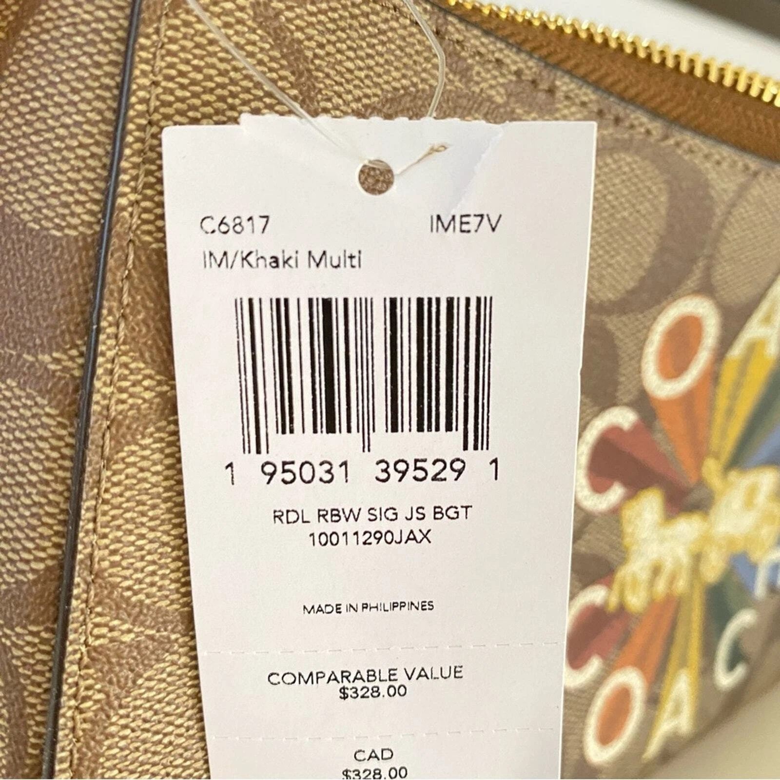 Coach C6817 Jes Tracolla nuova con etichette