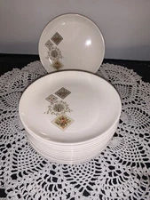 Set Of 12 Bread Plates Taylor  & Smith Ever Yours Brocatelle Farmhuse Country