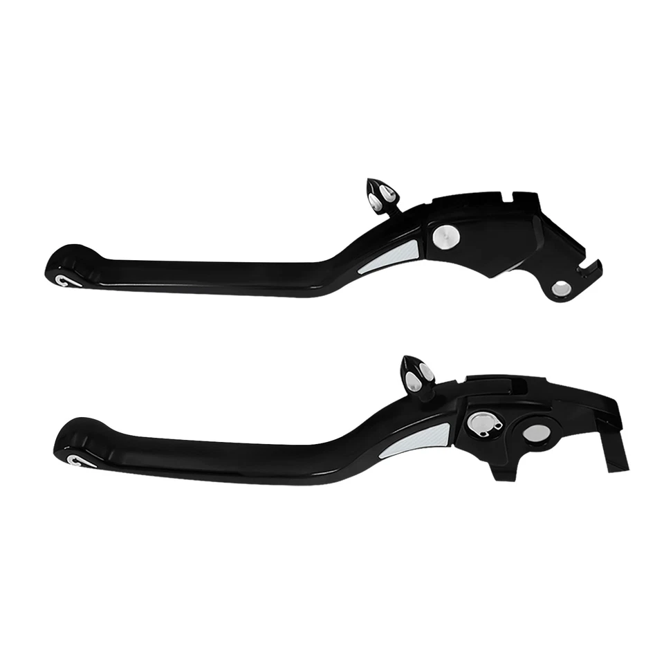 Palancas de freno de embrague cortadas CNC negras aptas para Harley Street 750 15-22 Foto 3 de 4