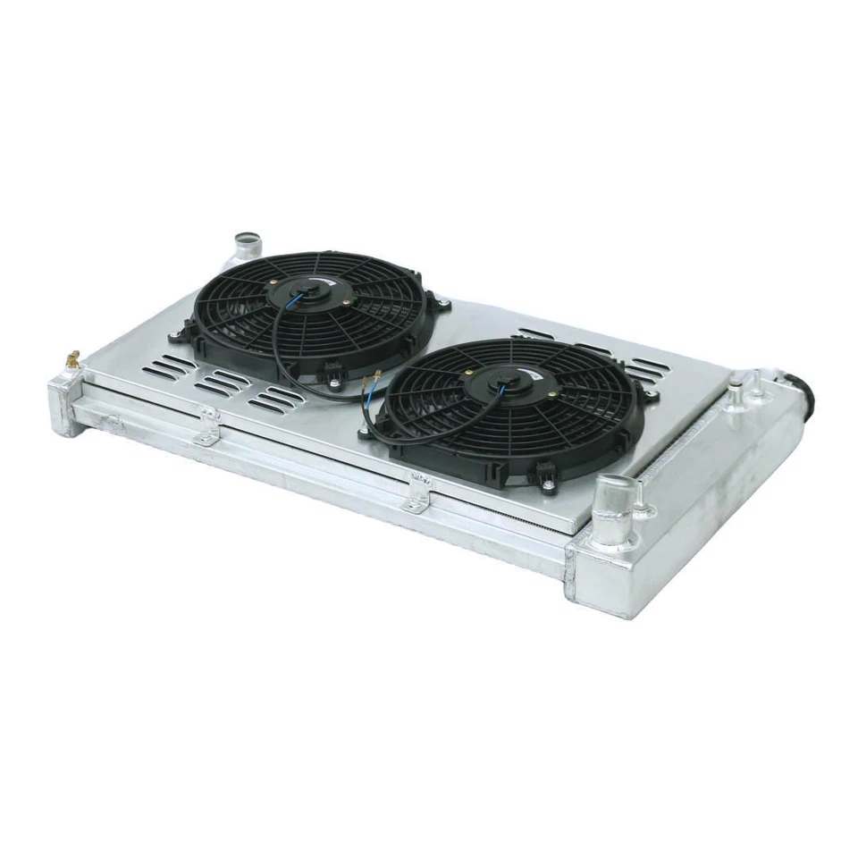 4-рядный радиатор и вентилятор плащаницы DPI369 для фургона Chevy P10, P20, P30, G10, G20, G30 1967-1979 годов выпуска - Изображение 4 из 4