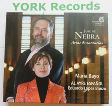 JOSE DE NEBRA - Arias & Zarzuelas MARIA BAYO - Excellent Con CD Harmonia Mundi