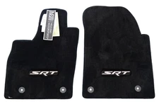 2016-2025 Dodge Durango SRT Silver Logo Floor Mats Nice Premium 32 In-Stock
