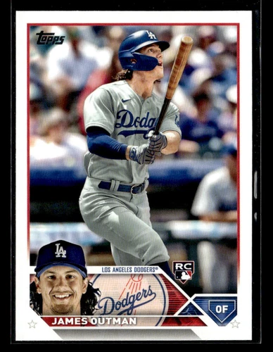 James Outman 2023 Topps #395 Rookie Los Angeles Dodgers