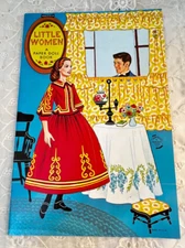 Vintage Little Women Paper Dolls Saalfield 1960s Uncut Unused
