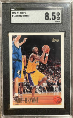【419】 NBA カード Kobe Bryant RC topps 1996 KOBE BRYANT TOPPS NBA AT 50 RC #138 FOIL ROOKIE CARD