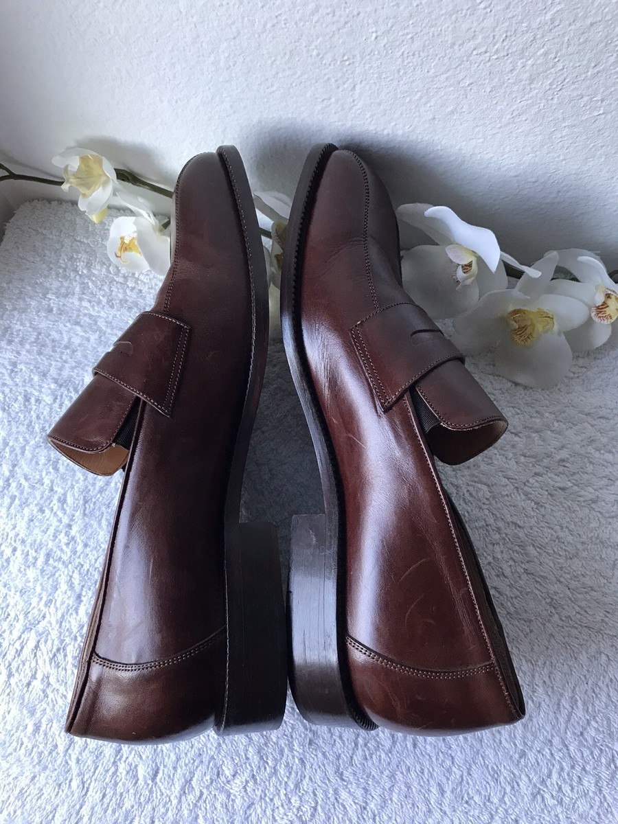 Italy Zillioni Men Dress brown leather Shoes Size 8.5 Large Size Italian Shoes for Men | Toscana USA - Toscana USA main image 4