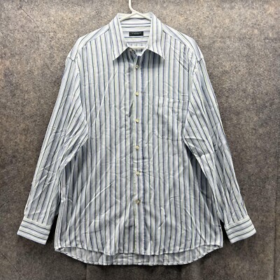 canali dress shirts sale Canali Men's Classic-Fit Stripe Cotton Dress Shirt, Gray, Men's, 39 EU (15.5 US), Shirts Tops Formal & Evening Dress Shirts