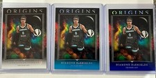 2024 WNBA Panini Origins Diamond DeShields Teal /49, Blue /75 & Base Chicago Sky