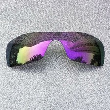 Purple Polarized Replacement Lenses For-Oakley Batwolf Frame OO9101