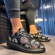 Men's Skull Shoes Sneakers For Men