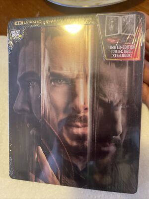 New! Doctor Strange In the Multiverse of Madness Steelbook (4K/Blu-Ray/Digital)
