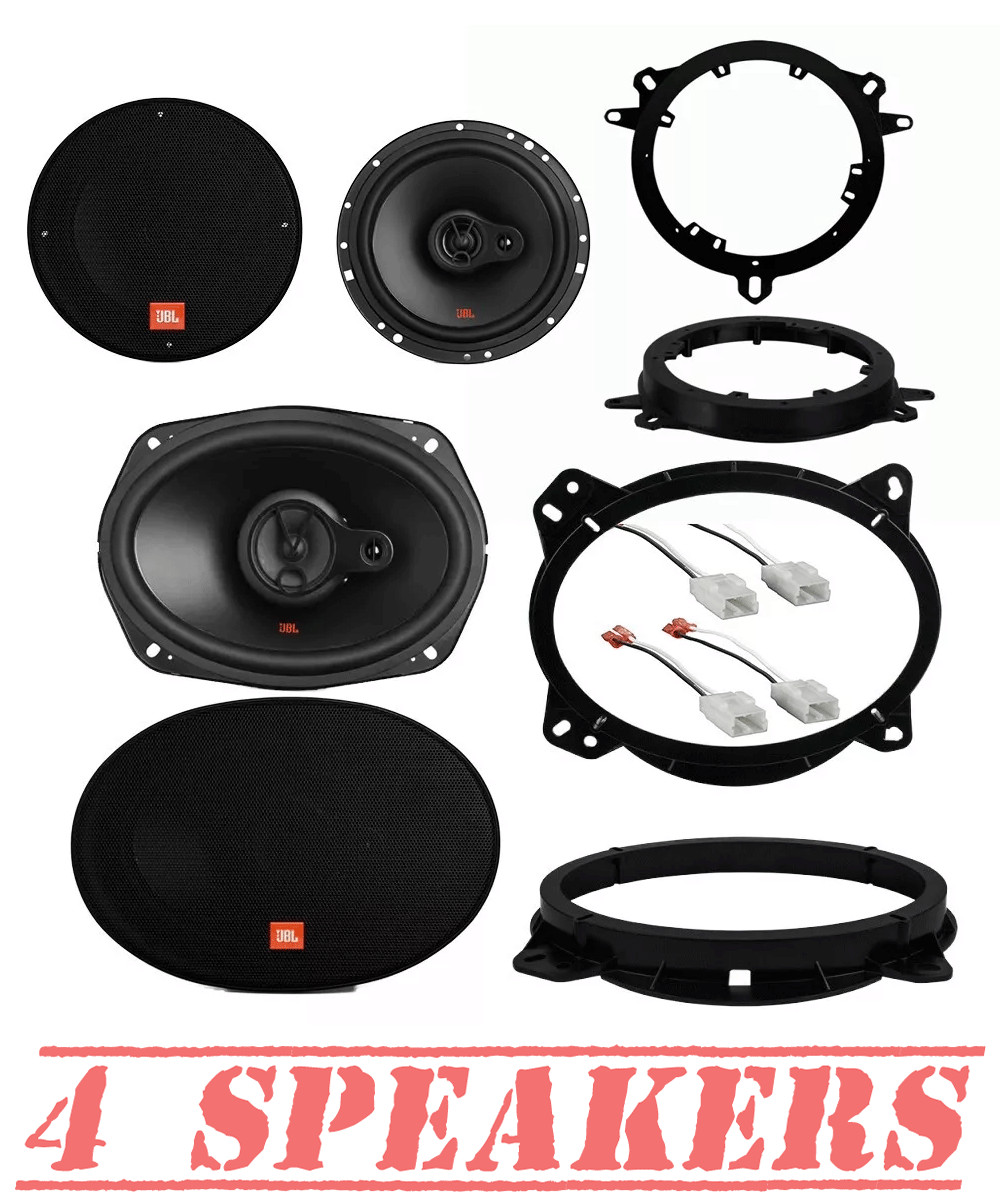 JBL 6x9" 420 Watt & 6.5" 250 Watt Car door Speakers for 2005-2018 Toyota Tacoma