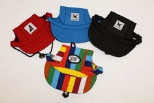 Hundemütze Hundekappe Basecap - rot blau sch...