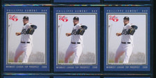Lot (3) 2008 Grandstand #17 Phillippe Aumont Timber Rattlers (IG46) SWSW7
