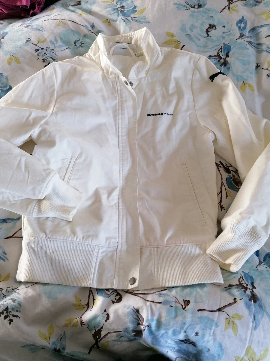 Puma Ladies BMW Sauber F1 Team White Jacket Size Small | eBay